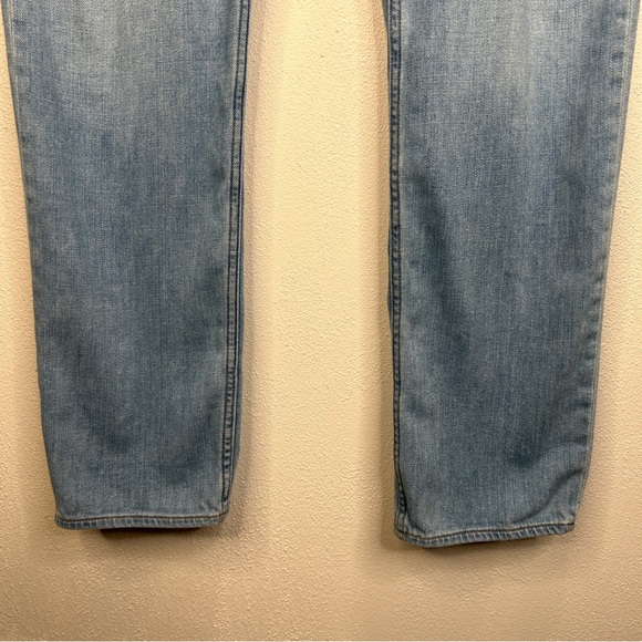 7 for All Mankind the straight jeans mens 36X32 light medium wash denim blue - Picture 4 of 14